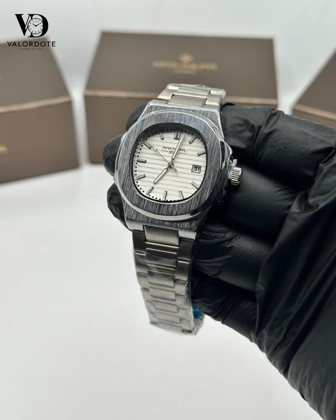 Patek Philippe White Dial Men’s Watch