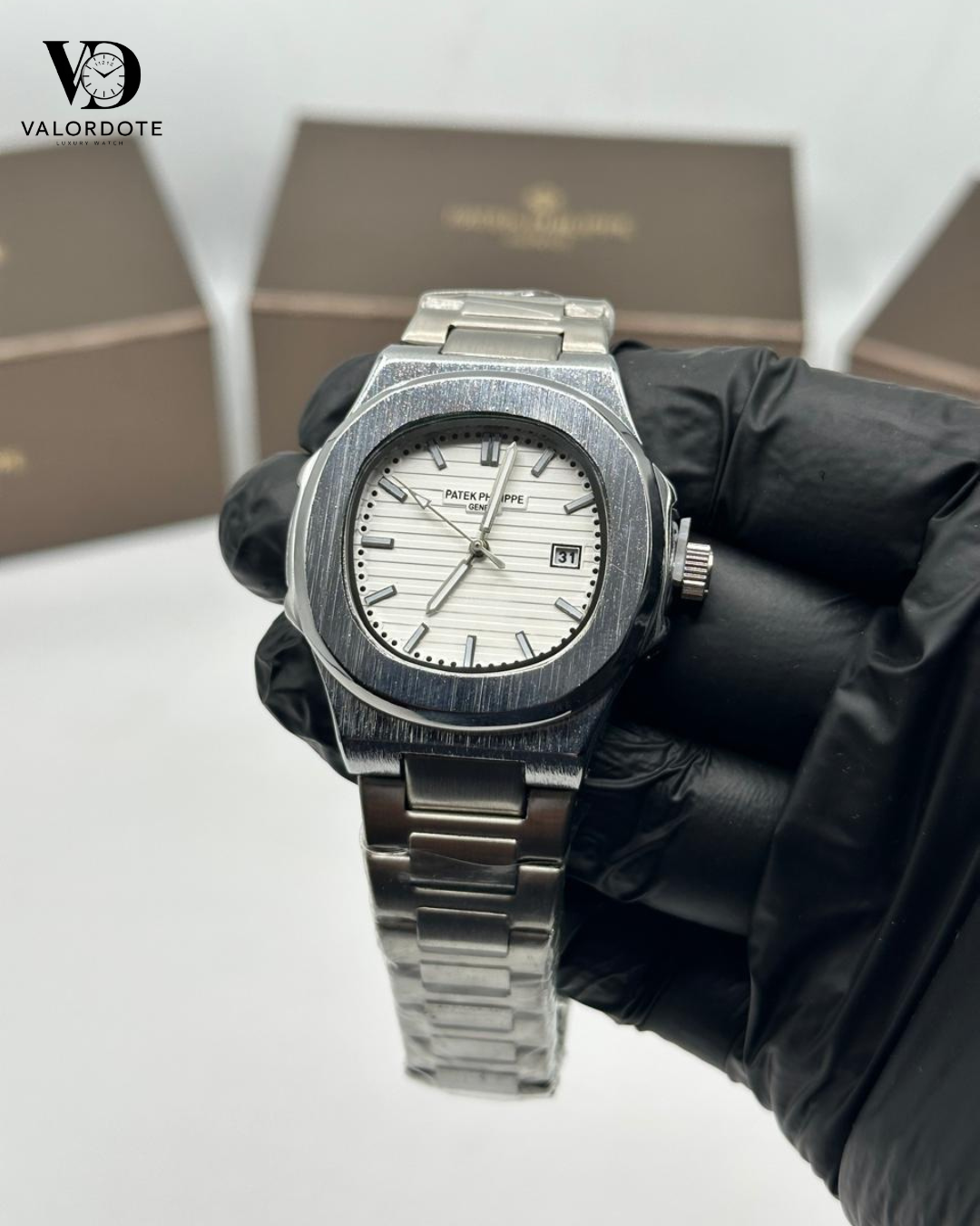 Patek Philippe White Dial Men’s Watch