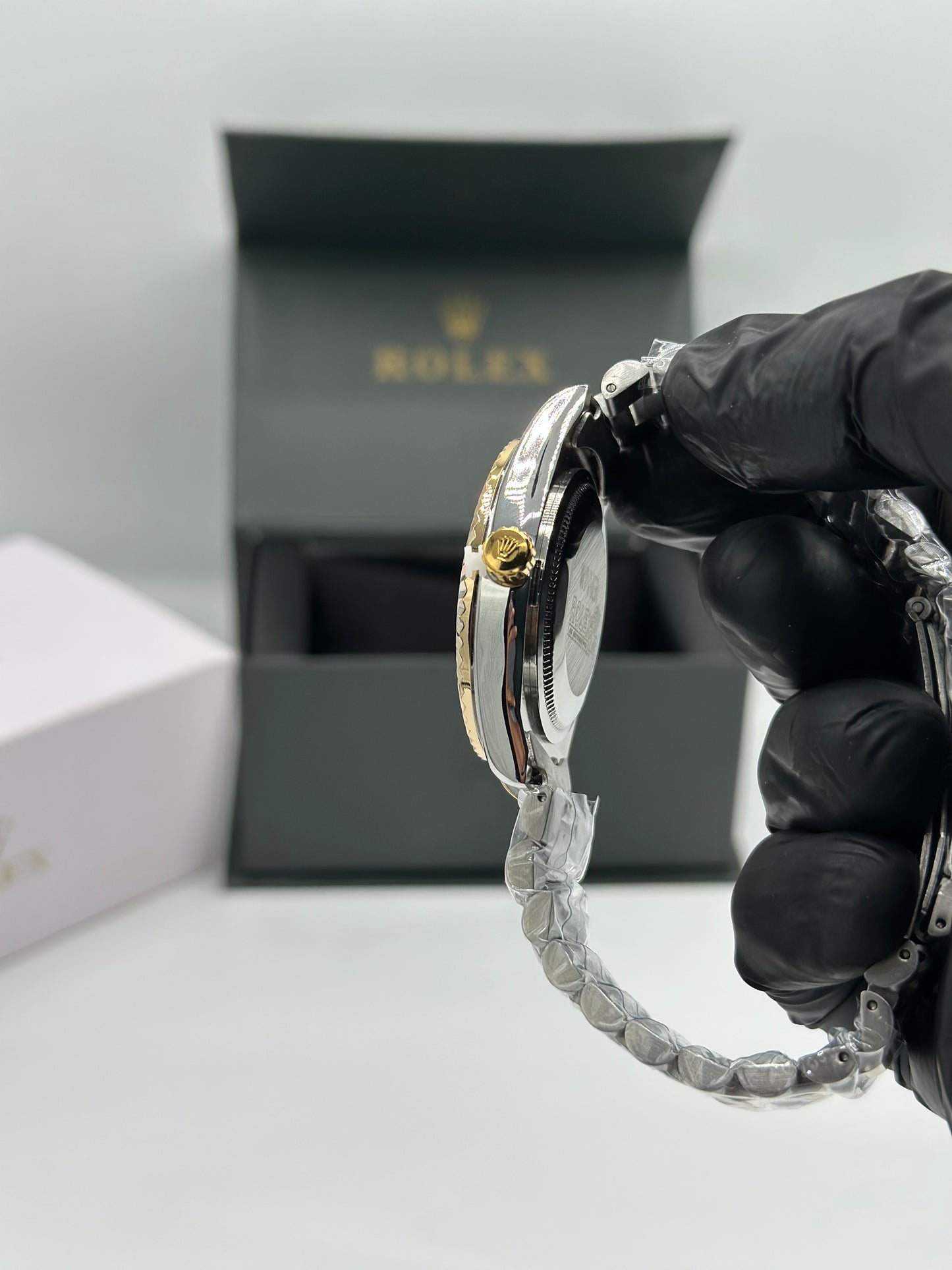 Two-Tone Silver & Gold Men’s Watch