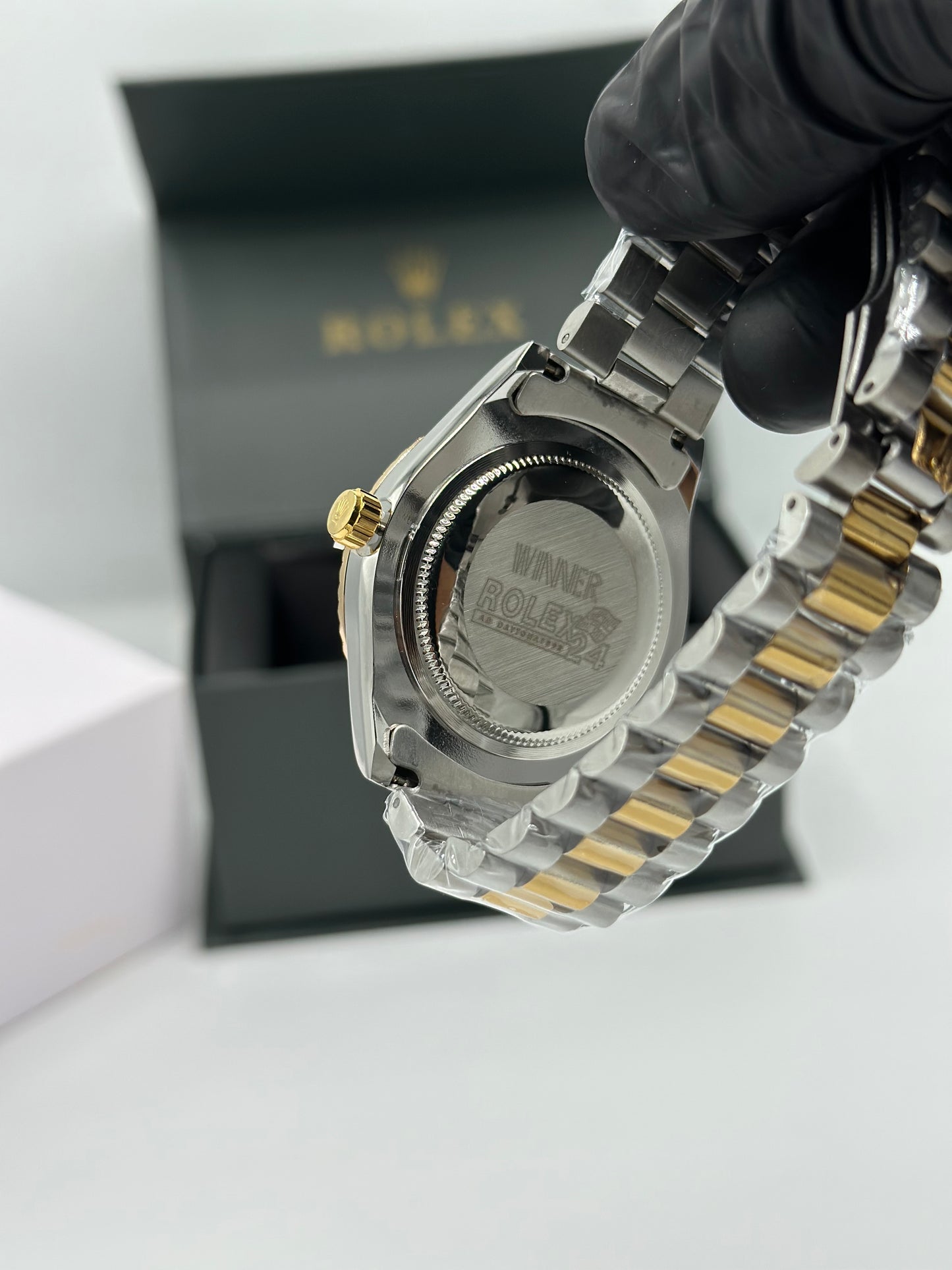Two-Tone Silver & Gold Men’s Watch