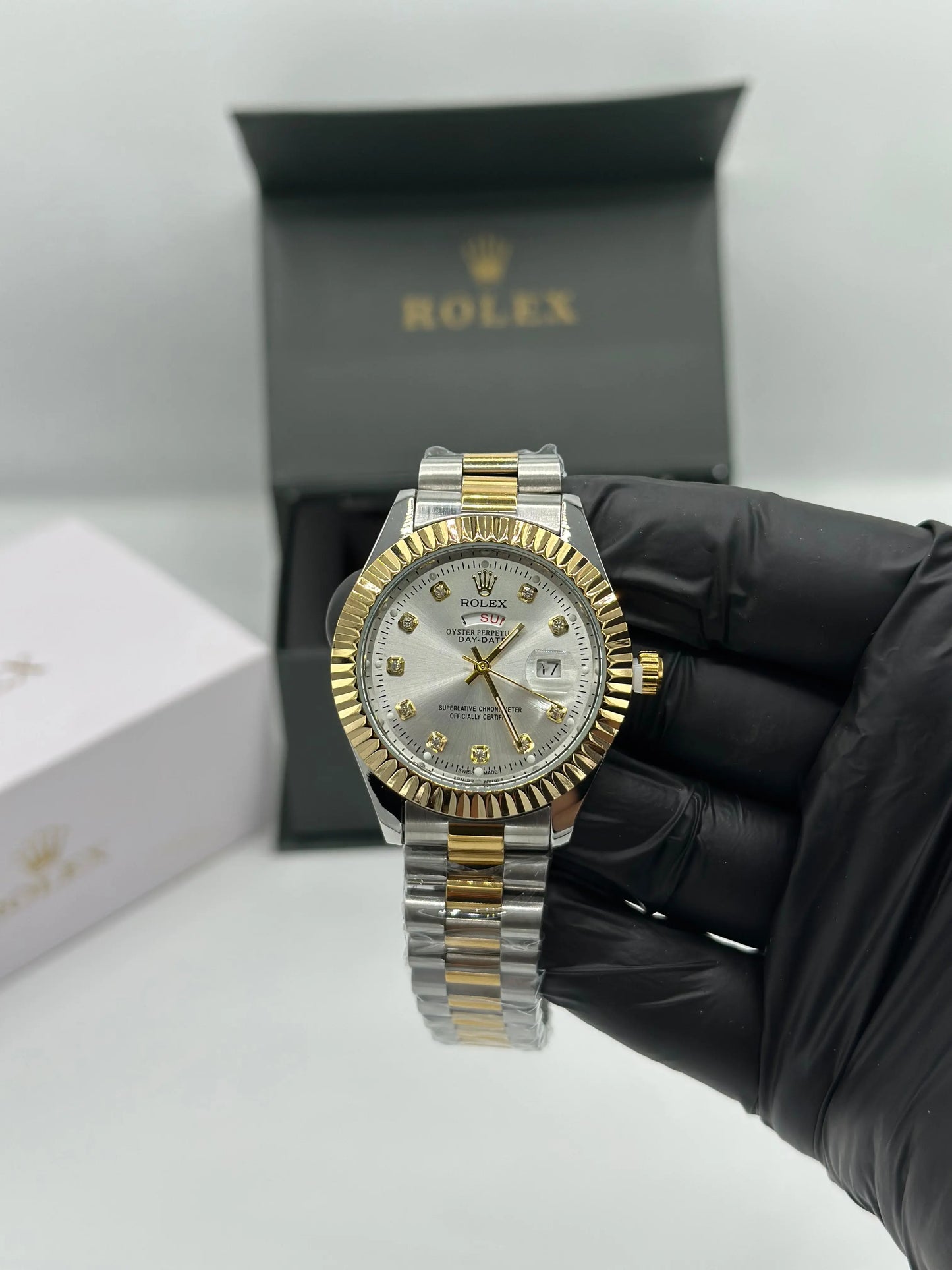 Two-Tone Silver & Gold Men’s Watch Valordote