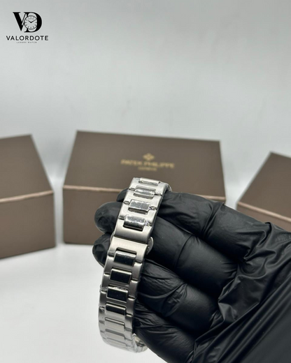Patek Philippe Silver Dial Stainless Steel Men’s Watch