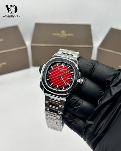 Patek Philippe Red Dial Men’s Watch