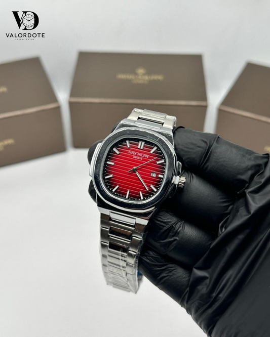 Patek Philippe Red Dial Men’s Watch