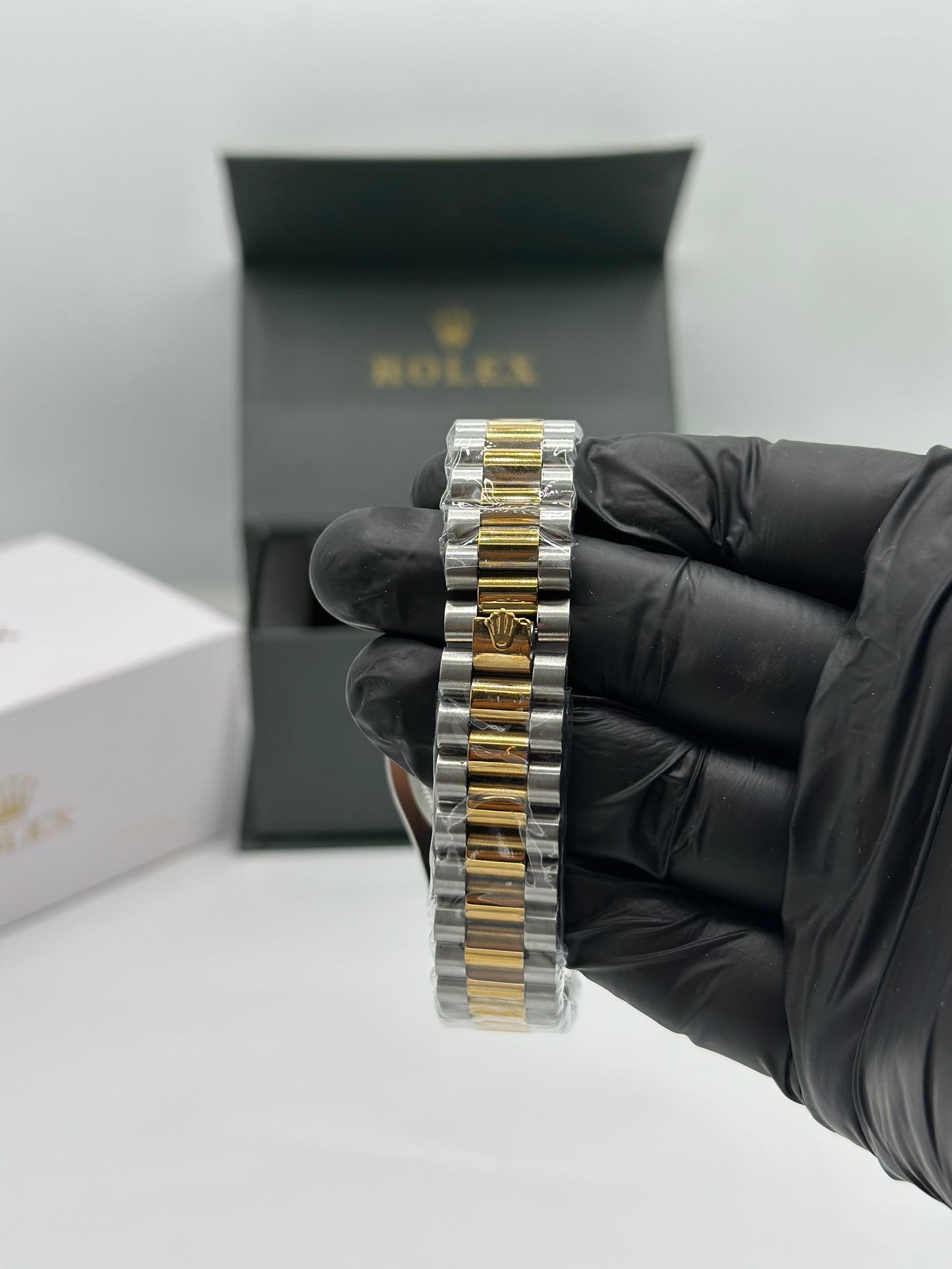 Two-Tone Silver & Gold Men’s Watch