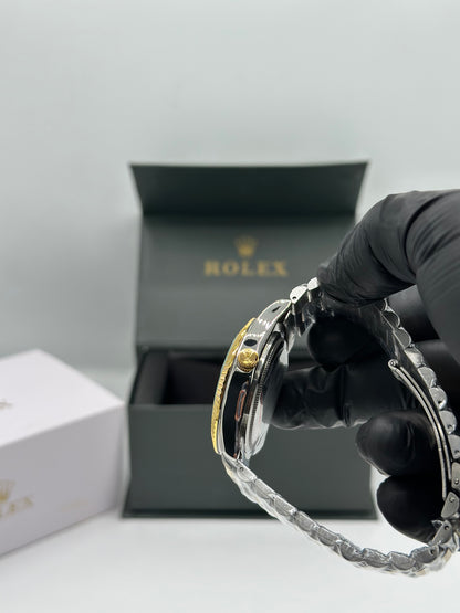 Black Dial Two-Tone Men’s Watch