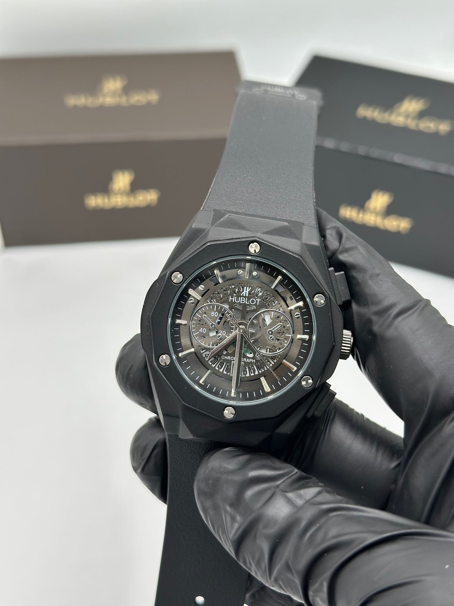 Black Chronograph Dial Men’s Watch